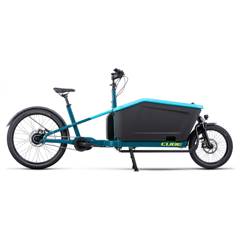 Cube Cargo Hybrid 500 Elektrische Blauw/Groen 2022 - Barracuda - De Mountainbike en E-bike Specialist
